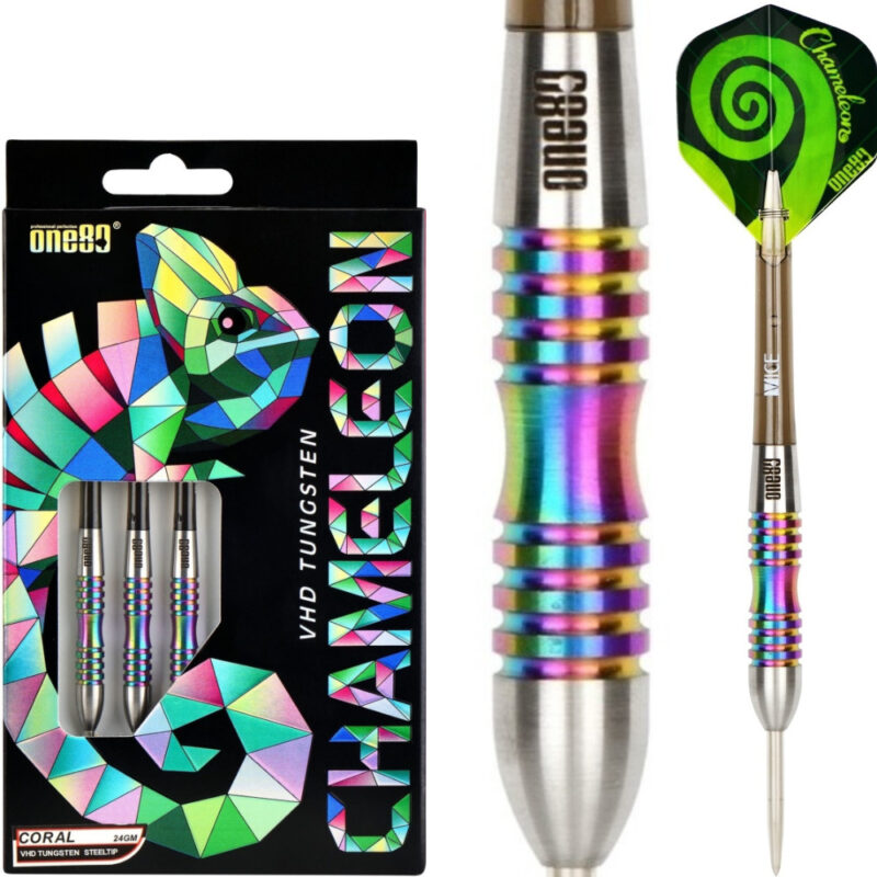 One80 Chameleon Coral Steeldarts