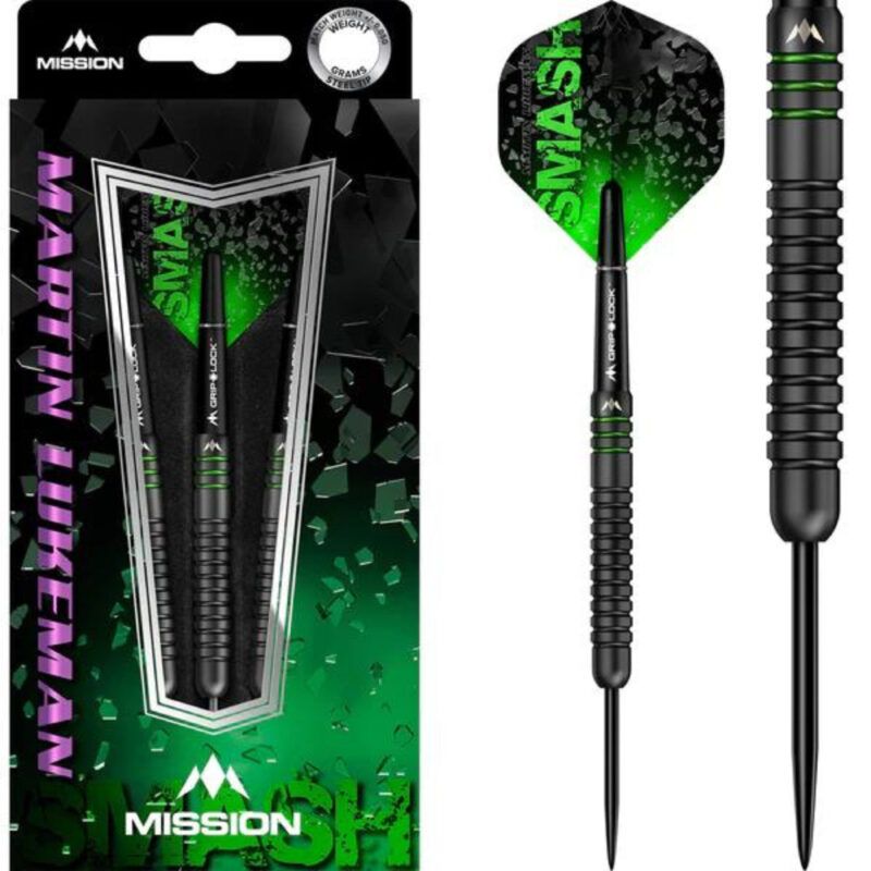 Mission Martin Lukeman Black Steeldarts