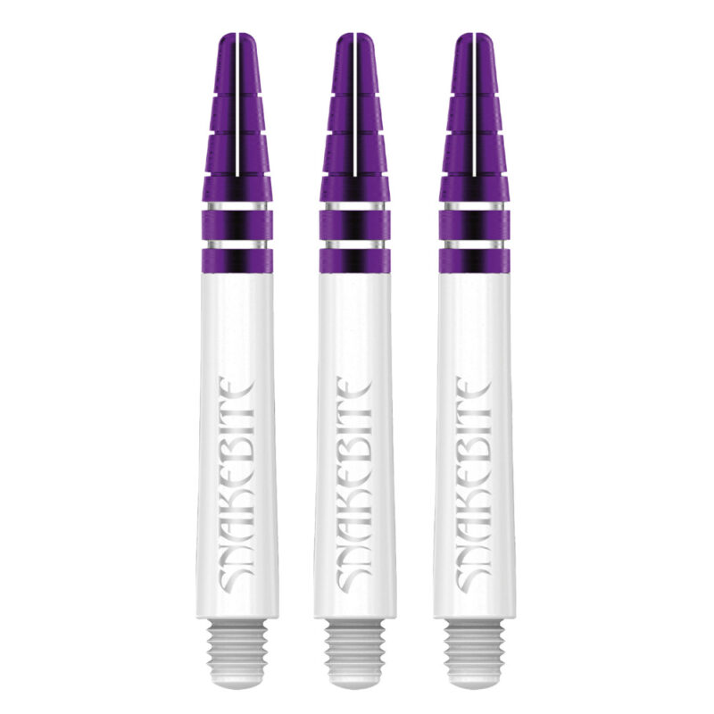 Red Dragon Nitrotech Peter Wright Snakebite Shafts Weiß/Lila