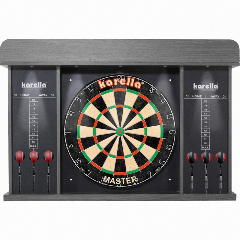 Karella Dart-Cabinet Arena mit LED-Beleuchtung