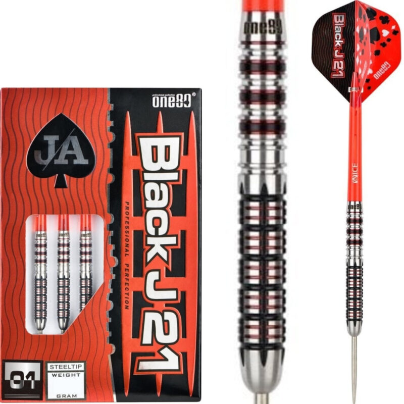 One80 Black J21 01 Steeldarts