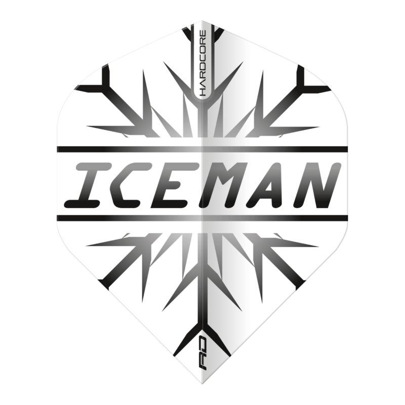 Red Dragon Gerwyn Price Hardcore Flights Standard - Iceman Schwarz