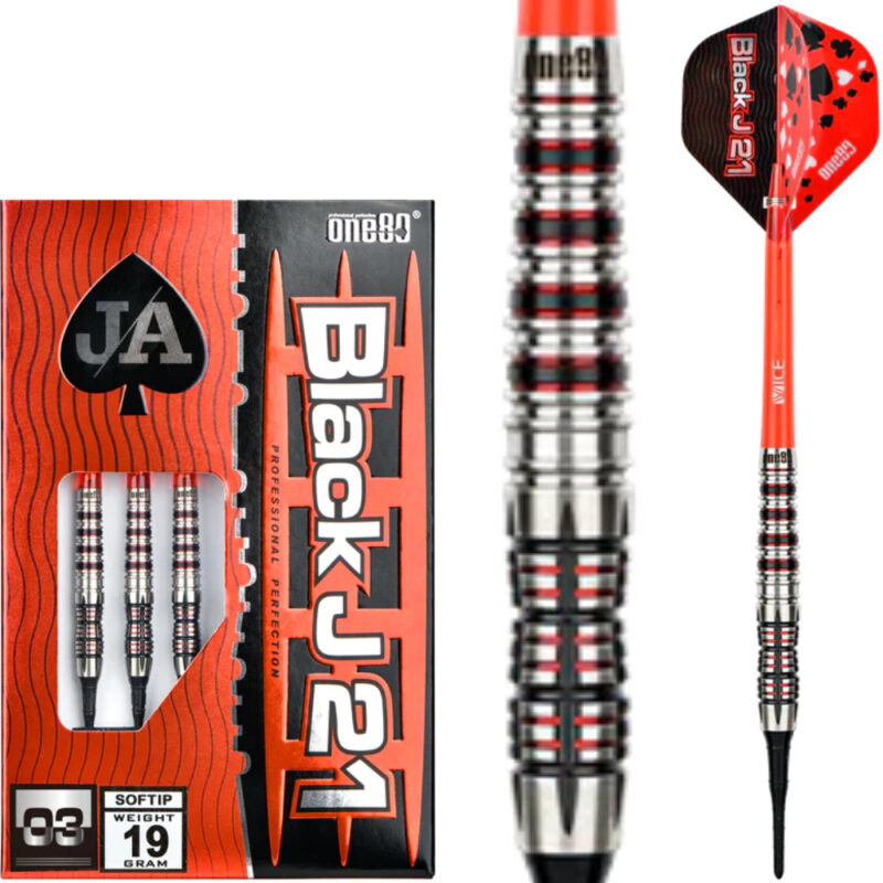 One80 Black J21 03 Softdarts