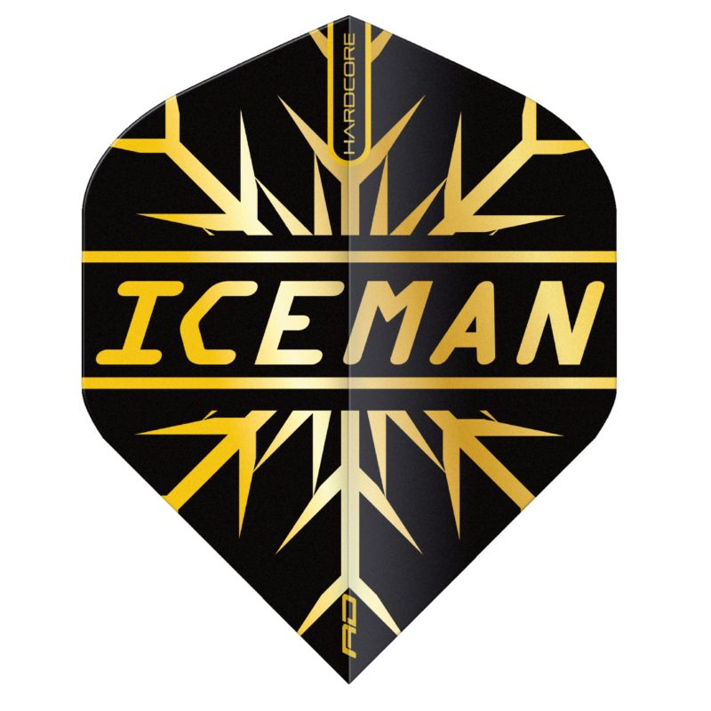 Red Dragon Gerwyn Price Hardcore Flights Standard - Iceman Gold
