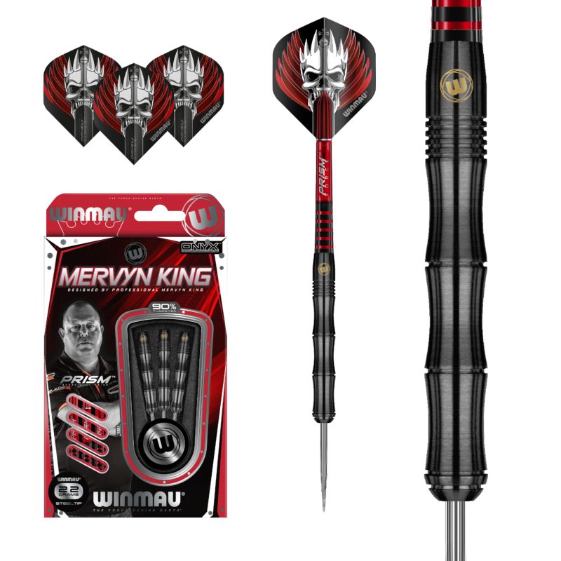 Winmau Mervyn King Onyx Steeldarts