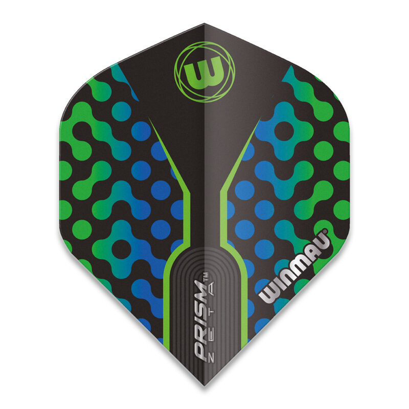 Winmau Prism Zeta Flights Standard - Blau/Grün