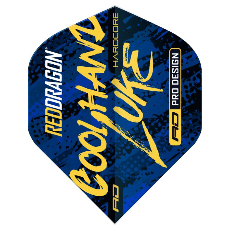 Red Dragon Luke Humphries Hardcore Flights Standard - Signature Blau
