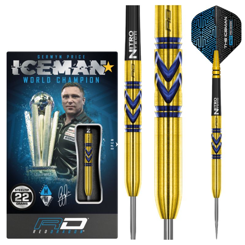 Red Dragon Gerwyn Price Avalanche Pro Gold Steeldarts