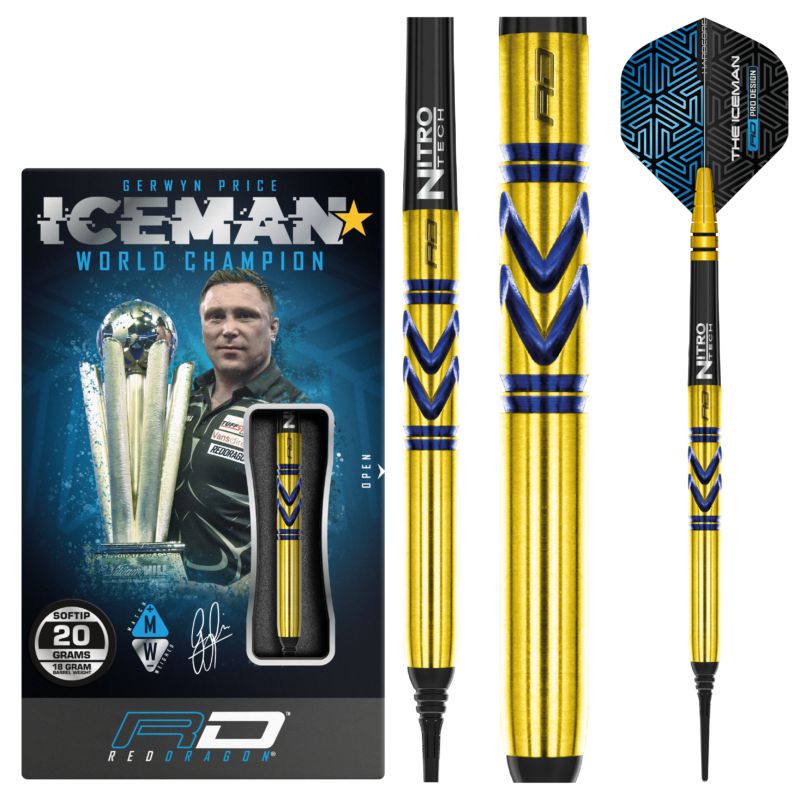 Red Dragon Gerwyn Price Avalanche Pro Gold Softdarts
