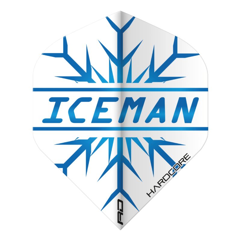 Red Dragon Gerwyn Price Hardcore Flights Standard - Iceman Blau