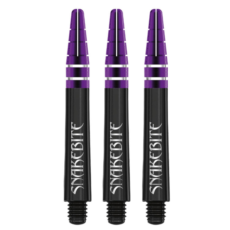 Red Dragon Nitrotech Peter Wright Snakebite Shafts Schwarz/Lila