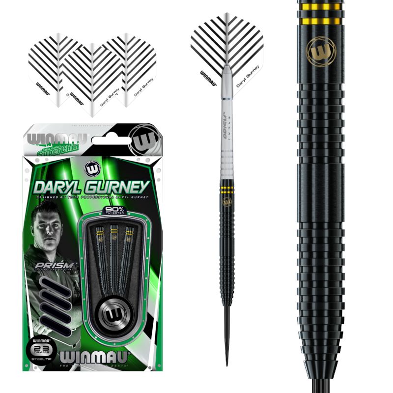 Winmau Daryl Gruney Black Edition Steeldarts