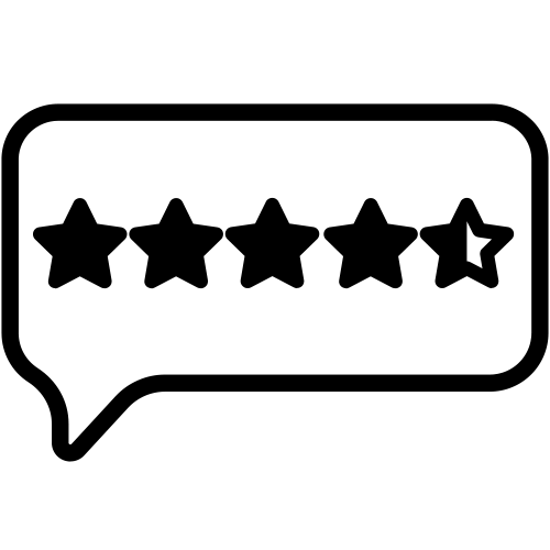 Icon 5 Sterne Kundenbewertungen