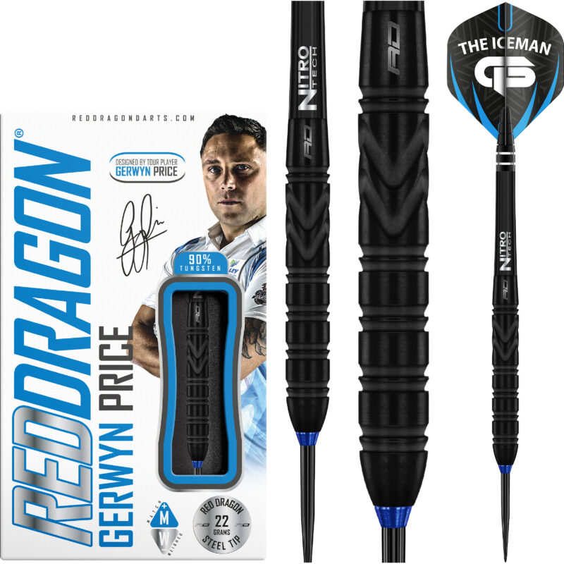 Red Dragon Gerwyn Price Black Steeldarts