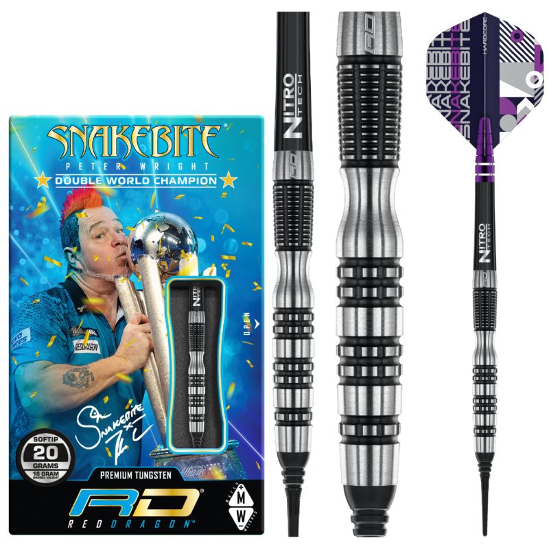 Red Dragon Peter Wright Black Racer Softdarts