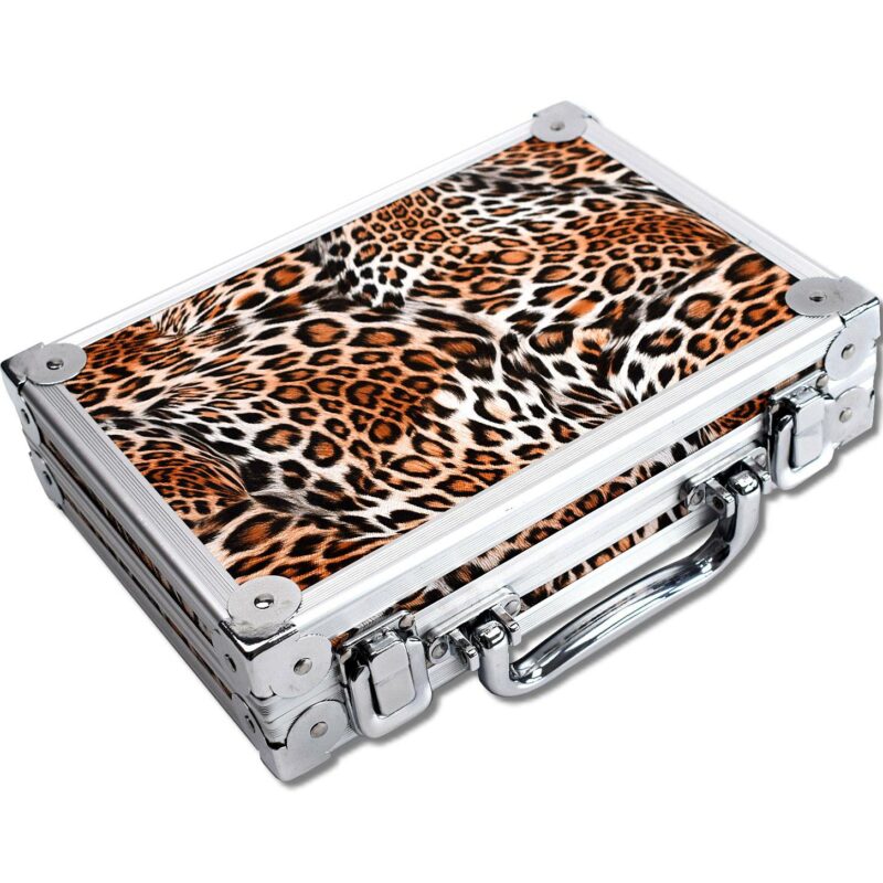 Karella Alu Pak Luxus Dartkoffer Leopard