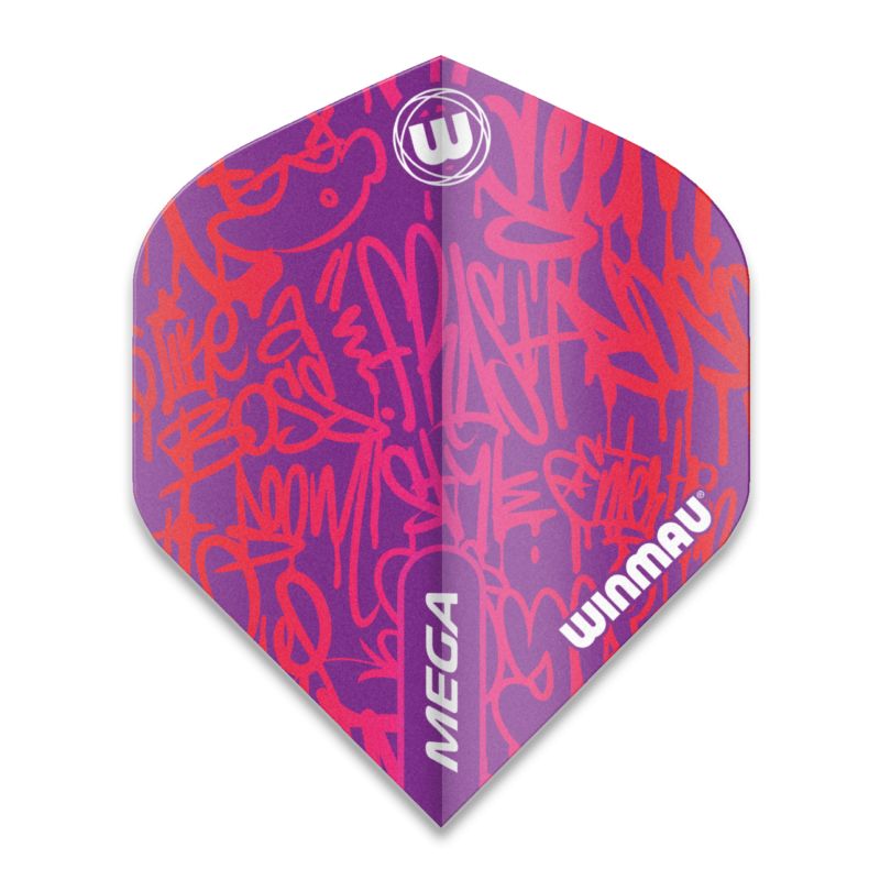 Winmau Mega Flights Standard - Graphic Lila