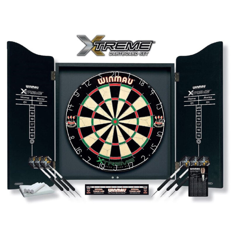 Winmau Dartboard Set XTREME inklusive Cabinet