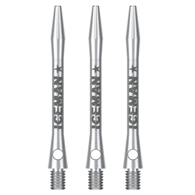 Red Dragon Gerwyn Price Iceman Aluminium Shafts Silber