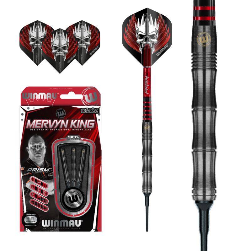 Winmau Mervyn King Onyx Softdarts