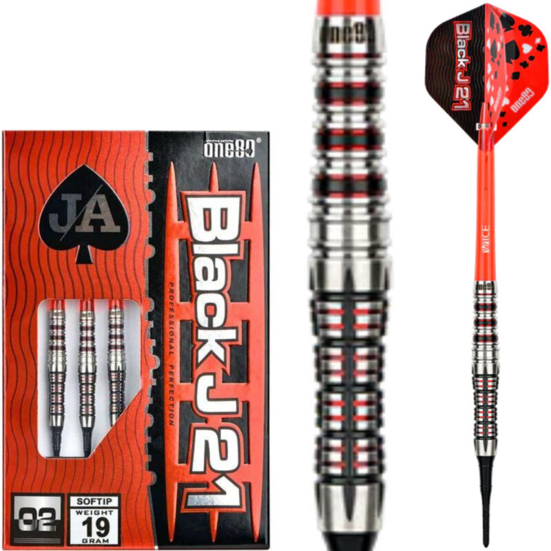 One80 Black J21 02 Softdarts