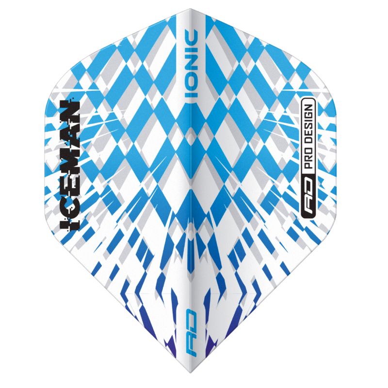 Red Dragon Gerwyn Price Iceman Ionic Flights Standard - Burst Weiß