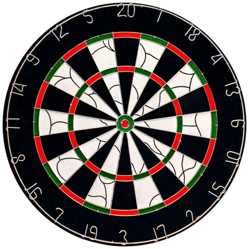 BULL'S Bristol Flocked Paper Dartboard
