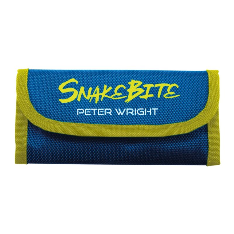 Red Dragon Peter Wright Snakebite Tri-Fold Wallet Blau