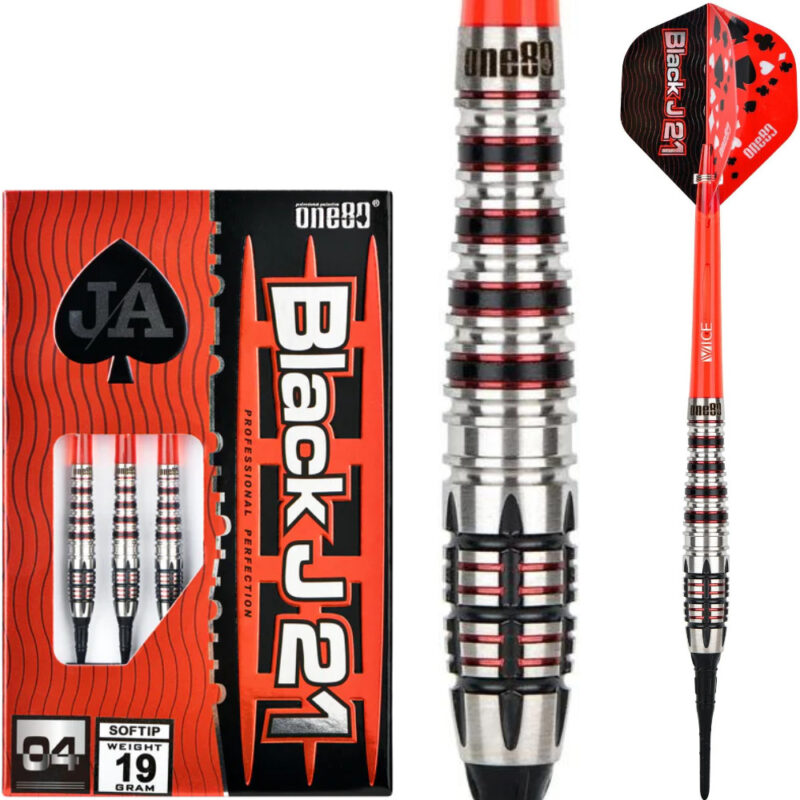 One80 Black J21 04 Softdarts