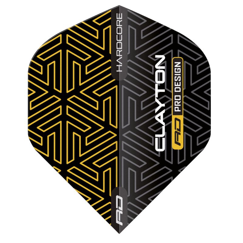 Red Dragon Jonny Clayton Hardcore Premium Flights Standard - Gold