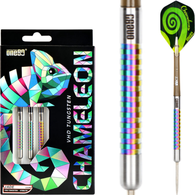 One80 Chameleon Jade Steeldarts
