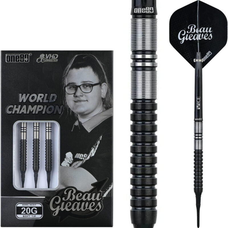One80 Beau Greaves Black Softdarts