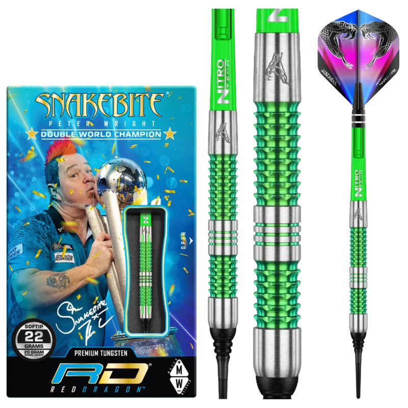 Red Dragon Peter Wright Mamba Softdarts