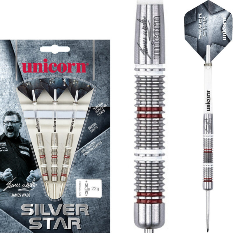 Unicorn James Wade Silver Star Steeldarts