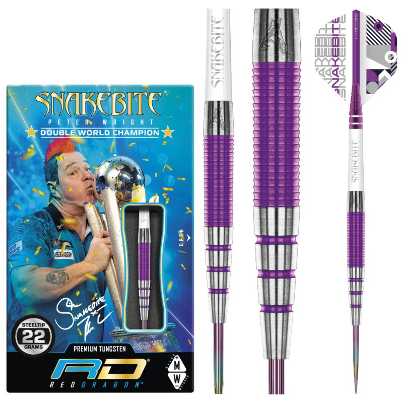 Red Dragon Peter Wright PL15 Medusa Steeldarts