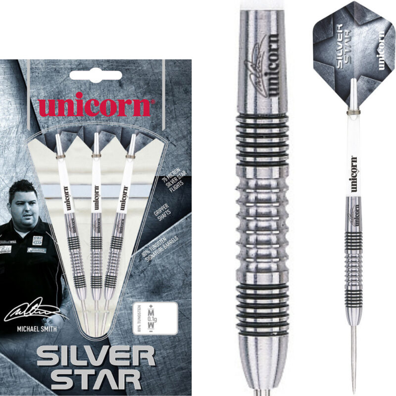 Unicorn Michael Smith Silver Star Steeldarts