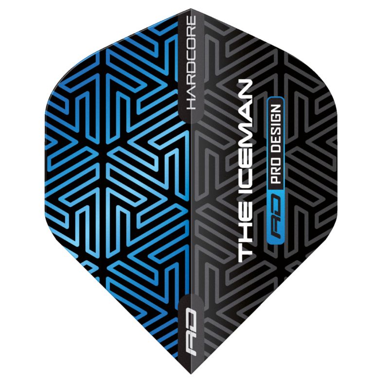 Red Dragon Gerwyn Price Iceman Hardcore Premium Flights Standard - Schwarz
